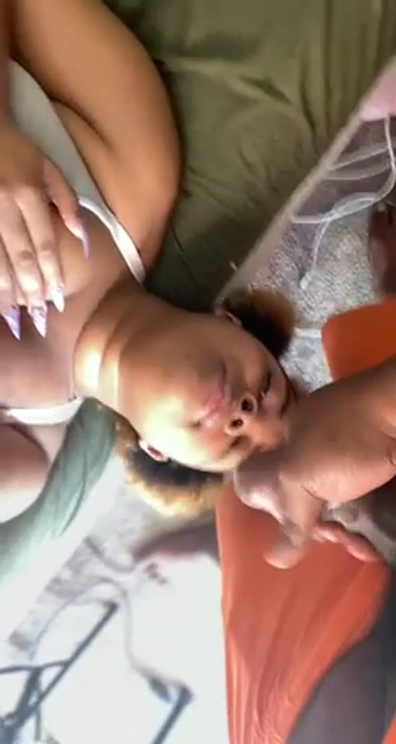 Big daddy covered my cute face with nut ????