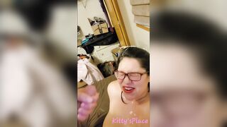 Facials: Kitty taking one right to the face #3
