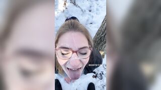 Facials: Your favourite Canadian cumslut ???? #4