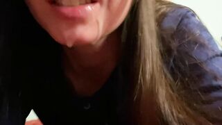 Got a facial but we weren’t done. I still needed to cum ????????