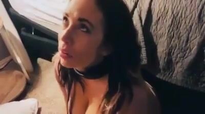 What a thick mess I made on her face