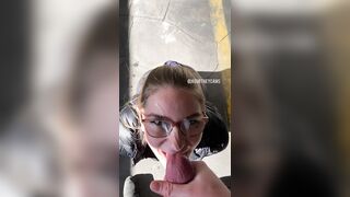 Facials: I let a stranger cum on my face in public ???? #2