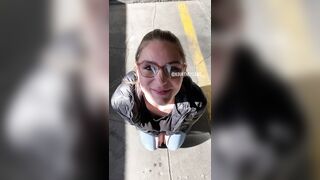 Facials: I let a stranger cum on my face in public ???? #3