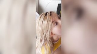 Facials: Lovely Blonde Loves Cum on her Face! #3