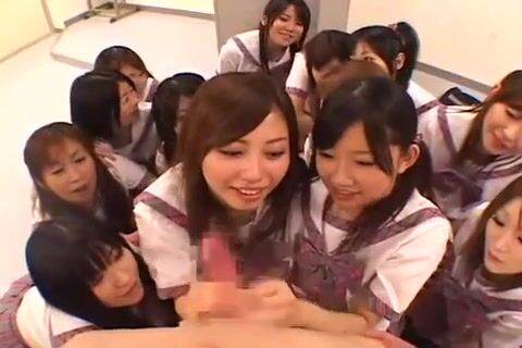 Students receive facial