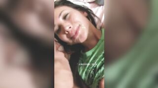 Massive Facial: Cutie Gets a Big Load in her Mouth ???? #3