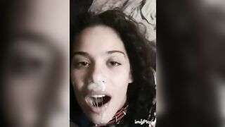 Facial Cumshots: stranger cum on my face ???? #3